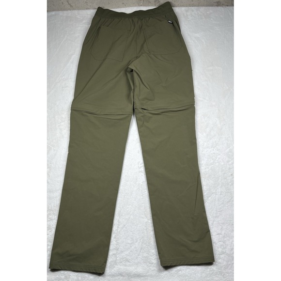 REI Sahara Stretch Convertible Pants Womens M Tall Army Green Cargo MSRP$99 - Picture 5 of 16